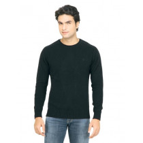 United Colors of Benetton Men Solid Black Sweater