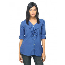 Femella Women Blue Shirt