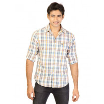 Lee Men Check Yellow Shirts