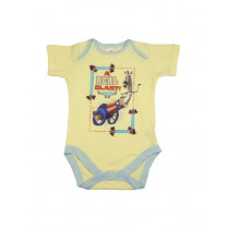 Madagascar3 Infant Girls Lemon Yellow Snapsuit Romper