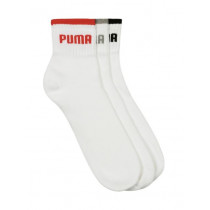 Puma Men White Pack of 3 Socks