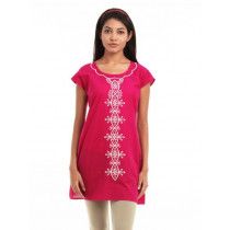 Fusion Beats Women Dark Pink Tunic