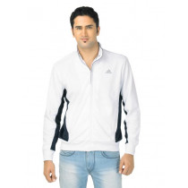 ADIDAS Men Solid White Jacket
