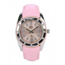 Q&Q Women Pink Dial Watch