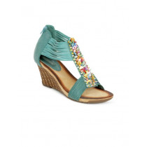 Catwalk Women Teal Wedges