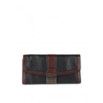Fossil Women Black and Brown Wallet