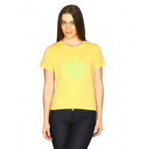 Tantra Women's Ornament Yellow T-shirt