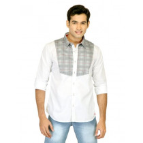 Probase Men Check Grey Shirts