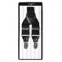 Lino Perros Men Black Suspenders