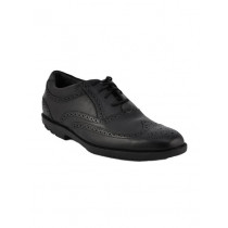 Rockport Men Drsp Wingtip Black Formal Shoes