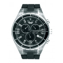 ADIDAS Unisex Three Small Dials Black Watches