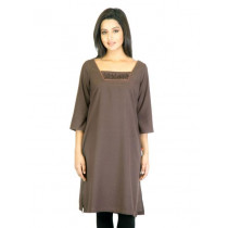 W Women Brown Kurta