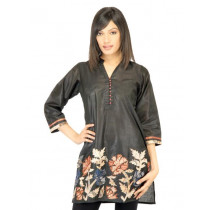 Aneri Women Zeenat Black Kurta