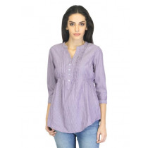 Lee Women Purple Paula Pansy Top