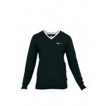 Nike Men Solid Black Sweater