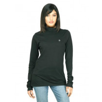 United Colors of Benetton Women Solid Black Top