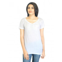 Femella Women White T-shirt
