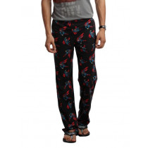 Superman Men Black Printed Lounge Pants