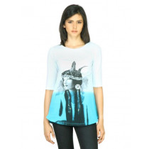 Wrangler Women Native Blue Tshirt