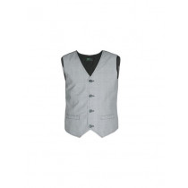 United Colors of Benetton Boys Check Grey Waistcoat