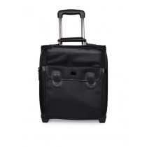 Peter England Unisex Black One Dayer Black Trolley Bag