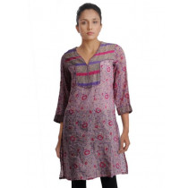 Diva Women Printed Lavender Kurta