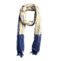 Femella Women Yellow & Blue Scarf