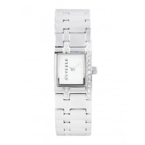 Maxima Women White Dial Watch