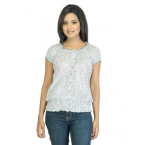 Mumbai Slang Women Printed Grey Top