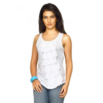 UCB Women Sleeveless White Top