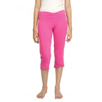Urban Yoga Women Pink Capris