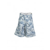 Doodle Kids Boy Printed Blue Shorts