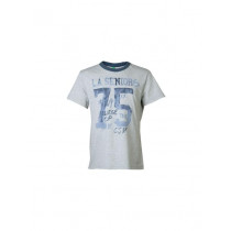 United Colors of Benetton Kids Boys Grey Printed T-shirt