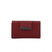 United Colors of Benetton Women Solid Maroon Wallets