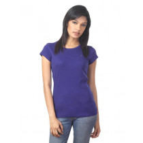 United Colors of Benetton Women Blue Slim Fit T-shirt