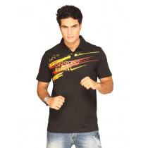 Puma Men's Alonso Lifestyle Polo Black T-shirt