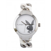 Playboy Women White Dial Watch