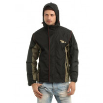 Just Natural Unisex Black Rain Jacket