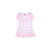 ANT Kids Girls Printed White Dress