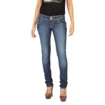 Flying Machine Women Washed Blue Jeans