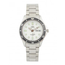 Q&Q Men White Dial Watch