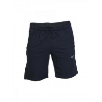 Nike Men Solid Navy Blue Shorts