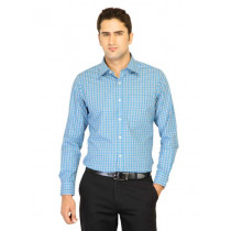 Belmonte Men Check Blue Shirts