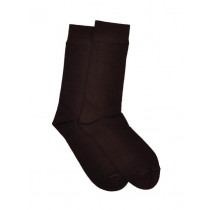 Reid & Taylor Men Solid Brown Socks
