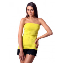 ONLY Women Live Love Yellow Tube Top