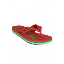 Reebok Men's Hanavi Red Green Flip Flop