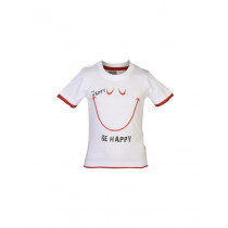 Mr.Men Boys Mr. Happy White T-shirt