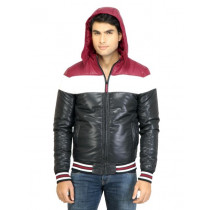 United Colors of Benetton Men Stripes Black Jacket