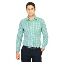 Belmonte Men Check Green Shirts