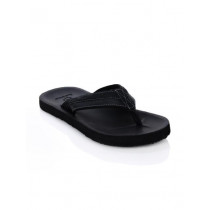 Lotto Men Caesar Slide Black Flip Flops